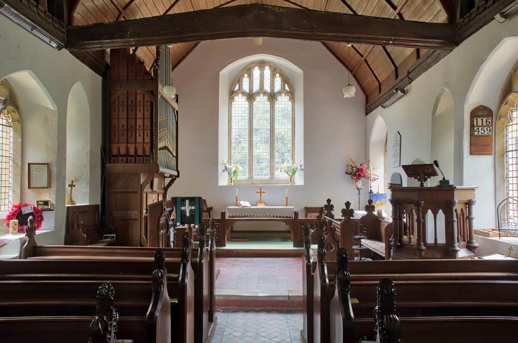All Saints Front Interior View St Andrews Hatfield Peverel & All